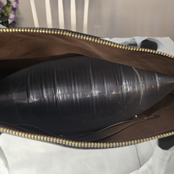 Peter Pan Themed Black Tote Bag New In Package 15" X 13" Faux Leather - Picture 11 of 11